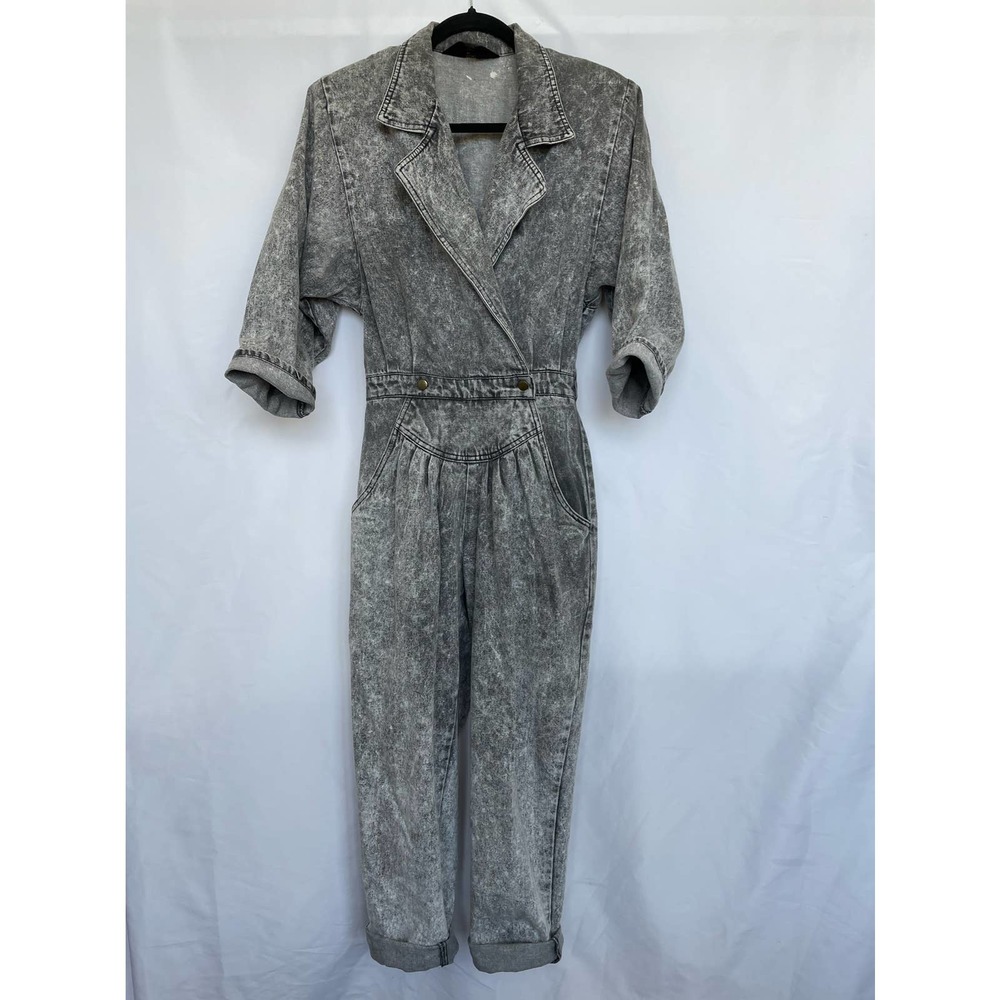Vintage Gray Jumpsuit - Picture 3 of 9